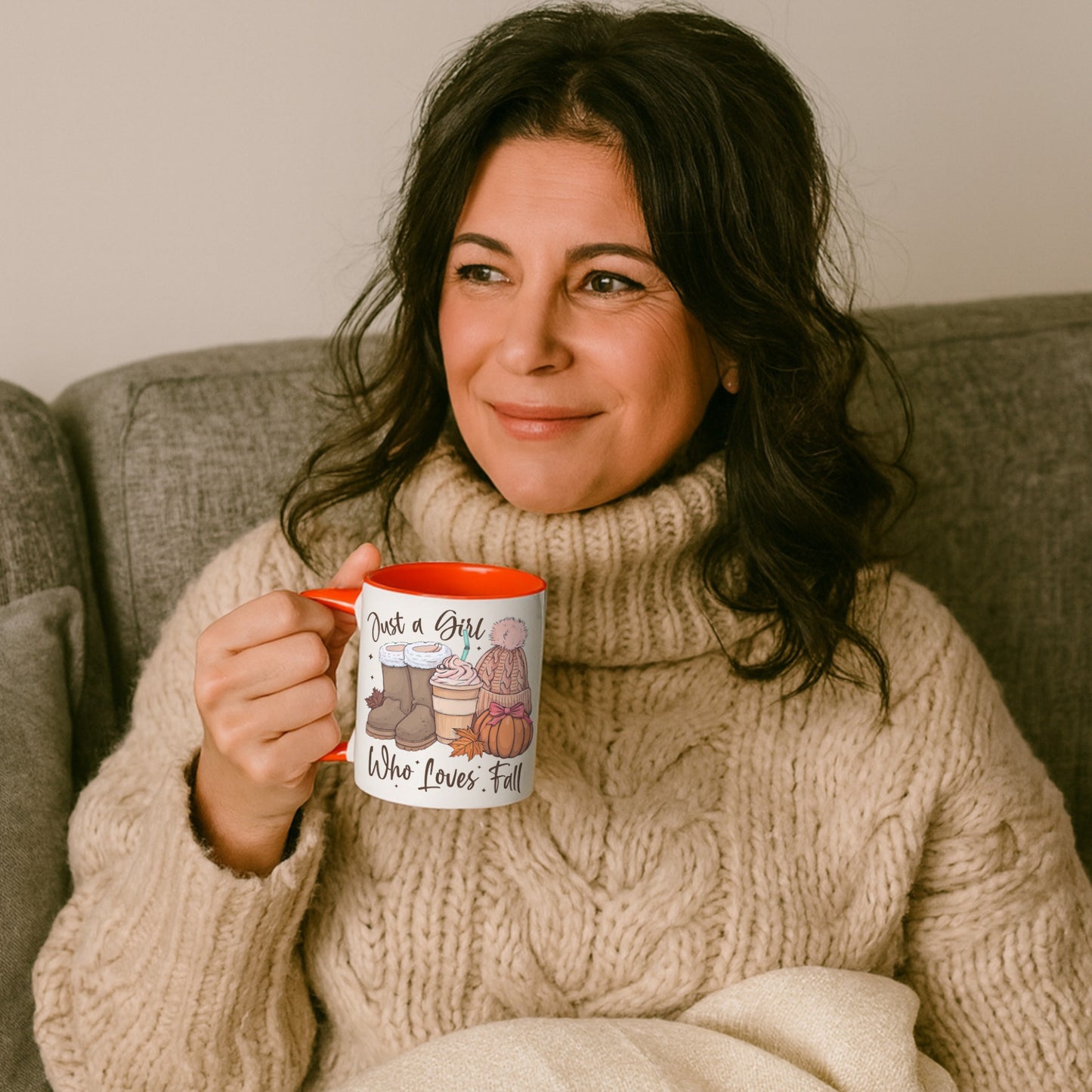 Just A Girl Who Loves Fall Mug - Wrap Your Hands Around A Little Piece Of Fall.